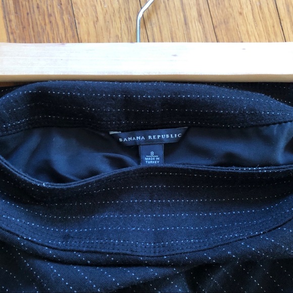 Banana Republic • Striped Wool knit A-Line Skirt - Picture 4 of 6